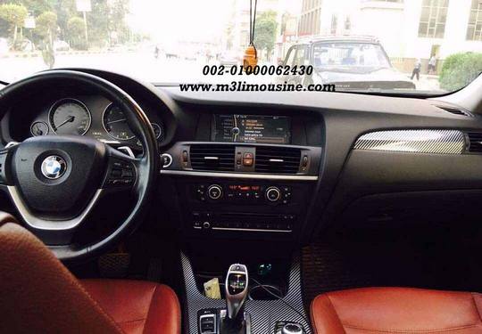 تاجير بي ام دبليو - BMW X3 - ايجار سيارات بي ام دبليو للزفاف والحفلات والمناسبات في مصر