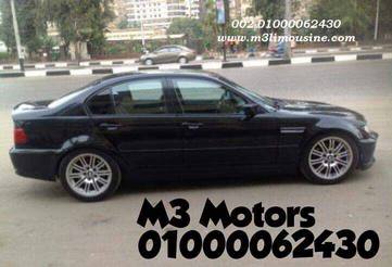 BMW E46 330i - ايجار سيارات بي ام دبليو للزفاف والحفلات والمناسبات في مصر
