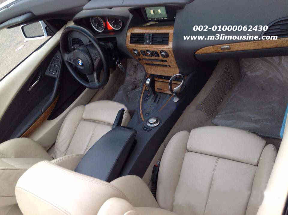 بي ام دبليو bmw 650 -تأجير احدث موديل كشف في مصر- ايجار افخم سيارات كابورليه مصر